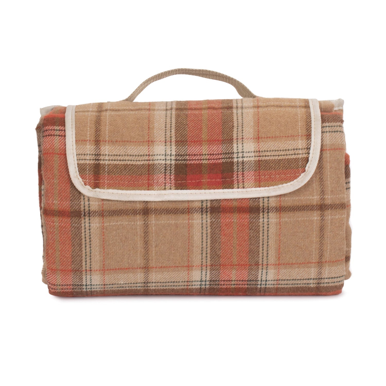 Autumn Red Tartan Waterproof Picnic Blanket Rug - REGN