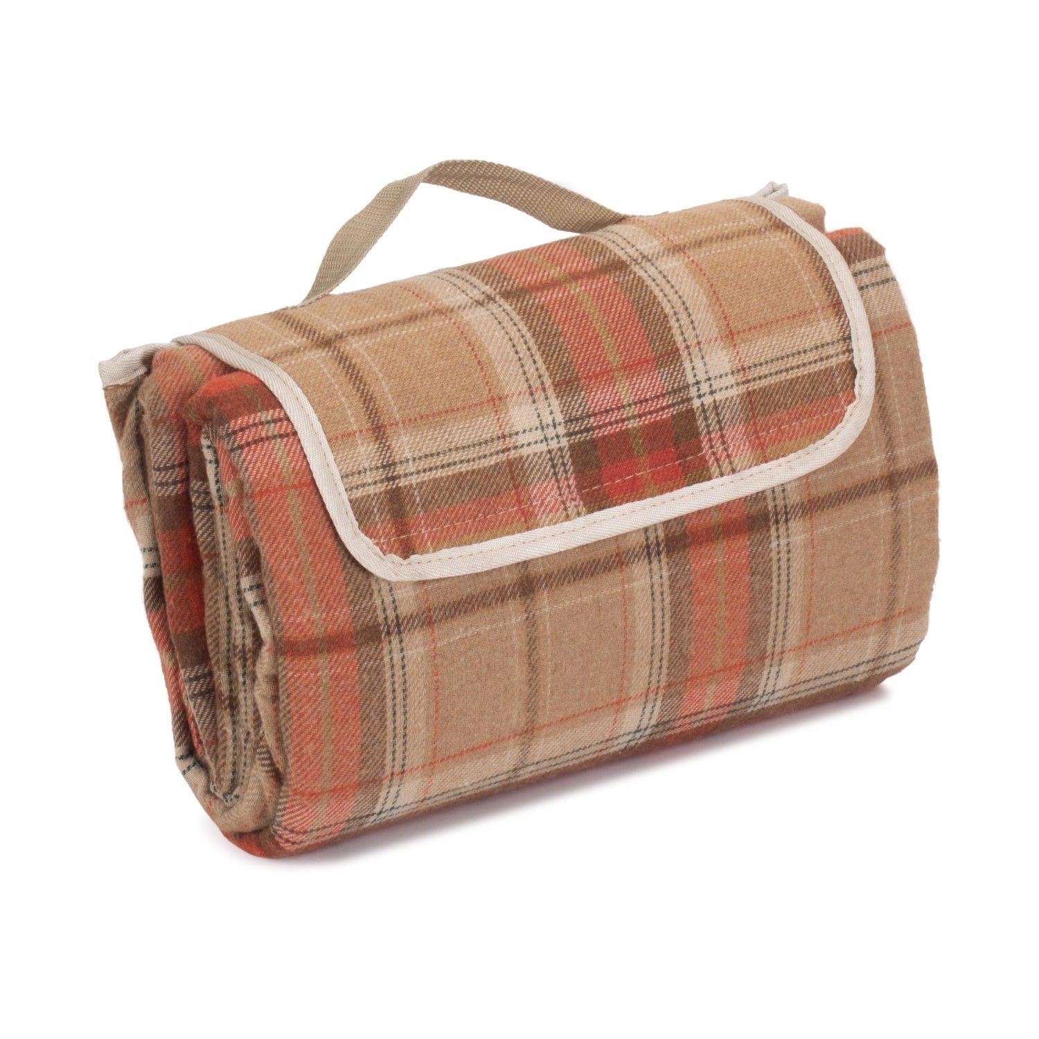 Autumn Red Tartan Waterproof Picnic Blanket Rug - REGN