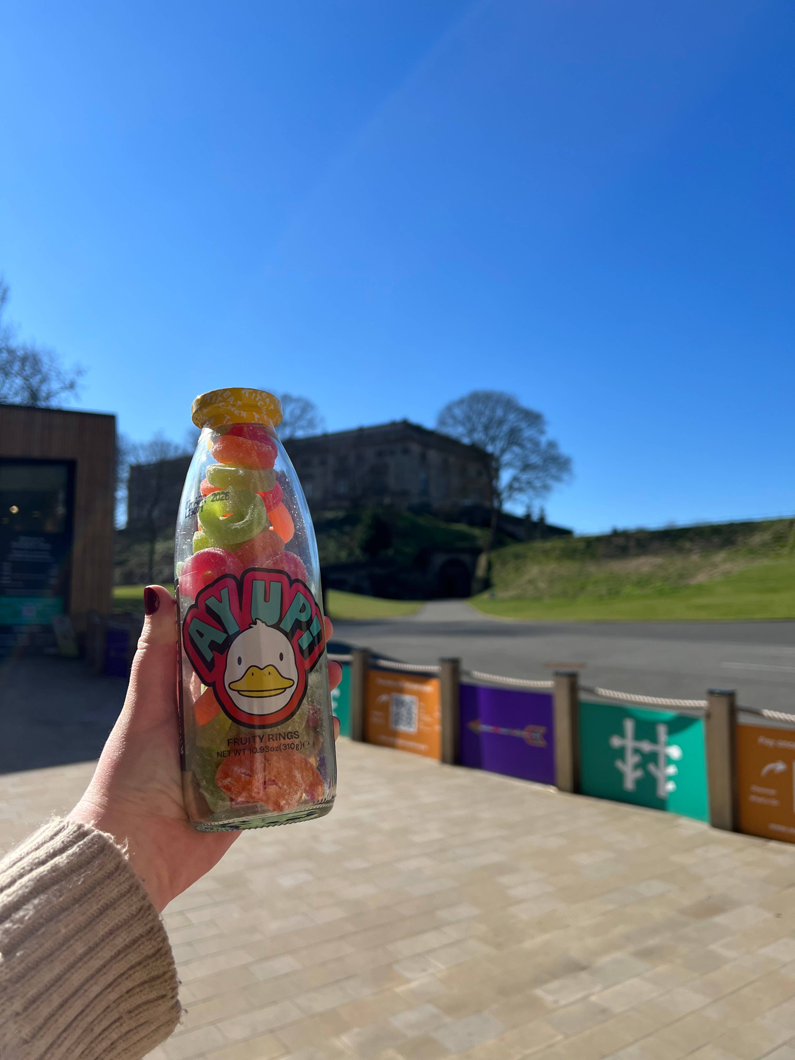 Ay Up Me Duck Charity Support Vegan Sweet Message Bottle - REGN