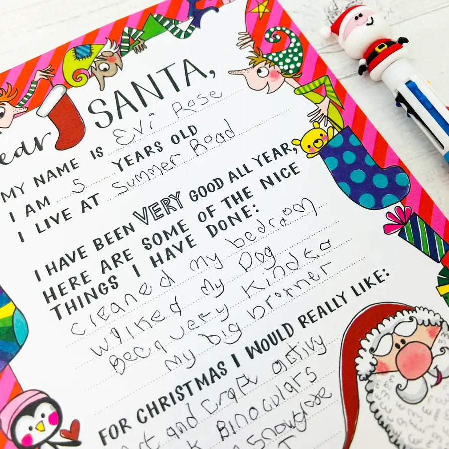 Letter to Santa Writing Set – Santa & Friends