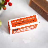 Natural Vegan Christmas Soap Bar – Cinnamon Gingerbread Scent