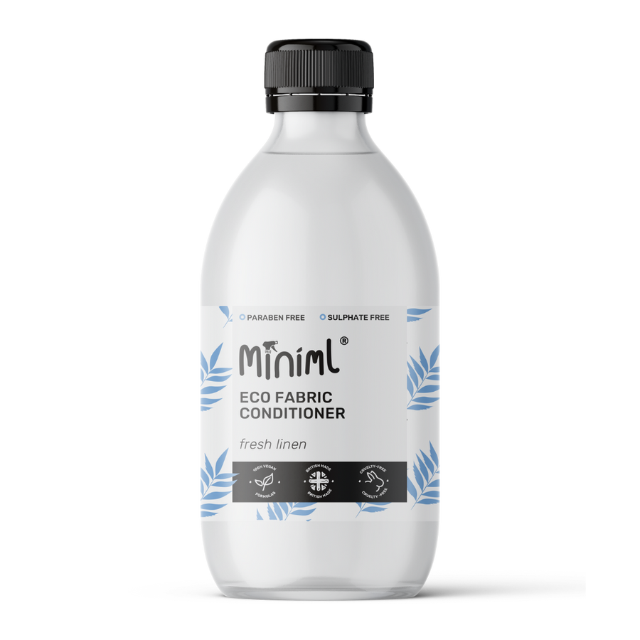 Fresh Linen Fabric Conditioner – 500ml Refillable Glass Bottle