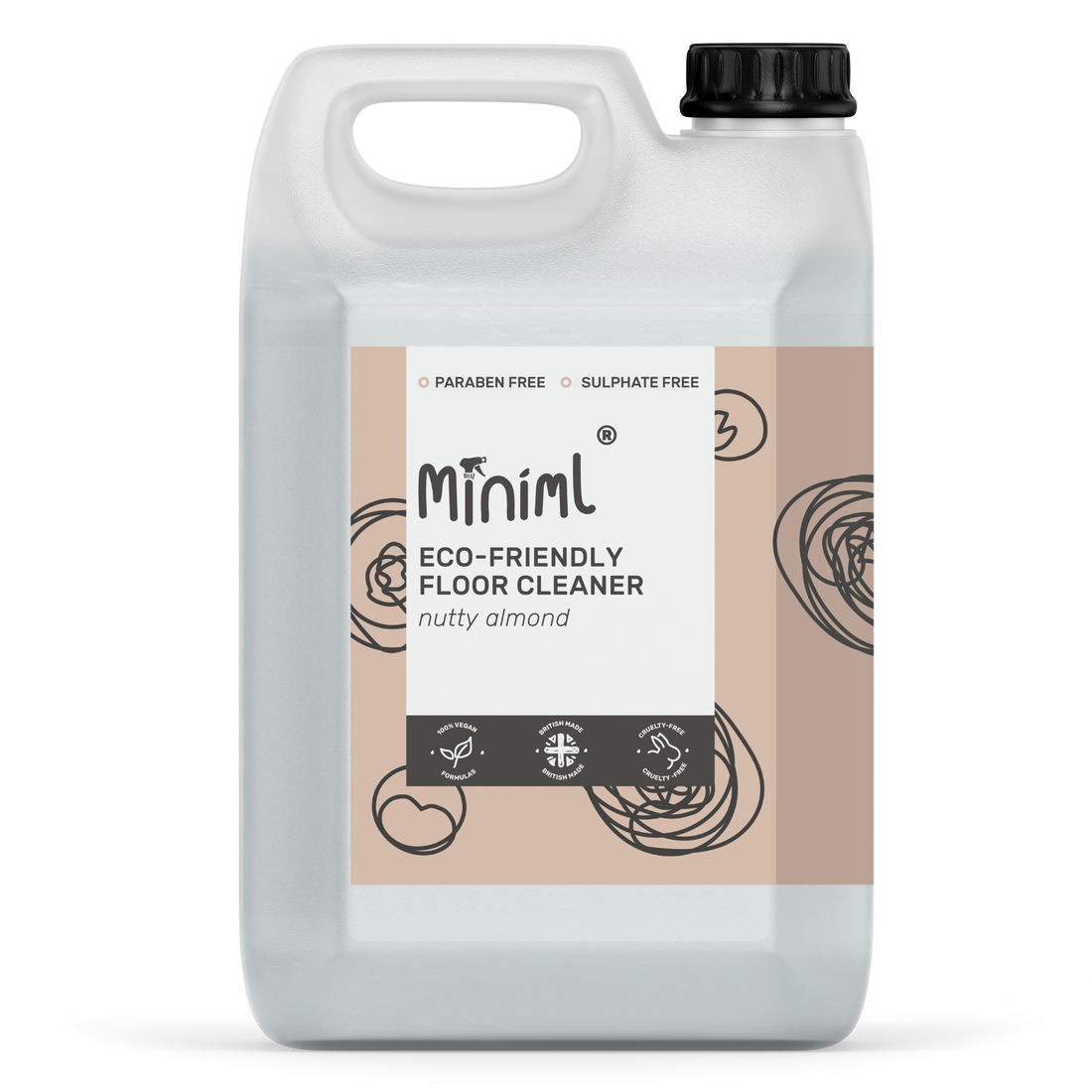 Concentrated Floor Cleaner – 5L Eco Refill with Almond Scent