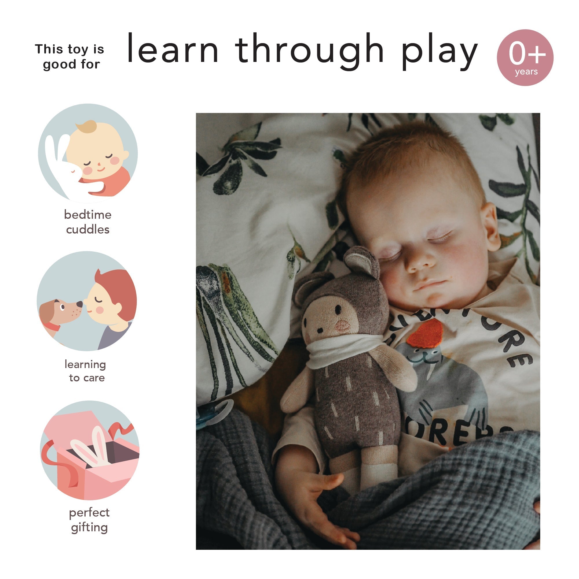 Baby Beau Knitted Doll - REGN