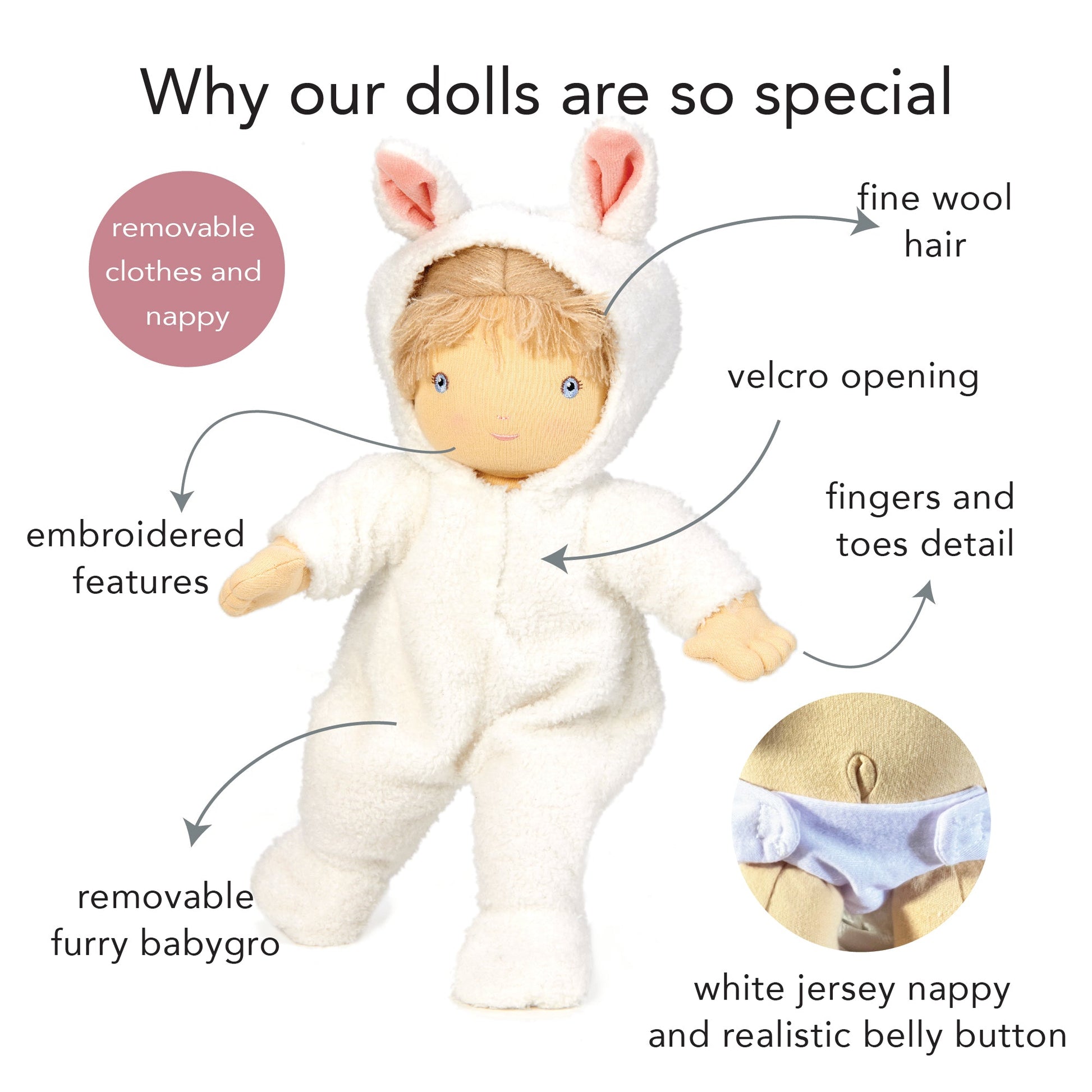 Baby Lilli Rag Doll - REGN