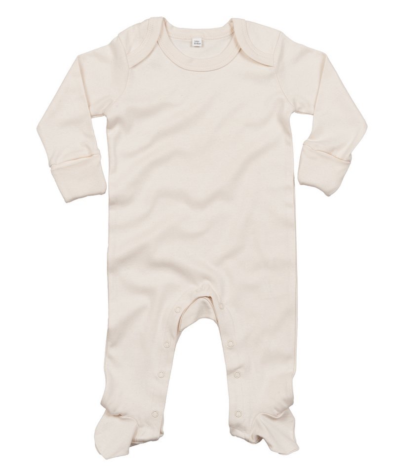 Baby Organic Envelope Sleepsuit With Mitts - REGN
