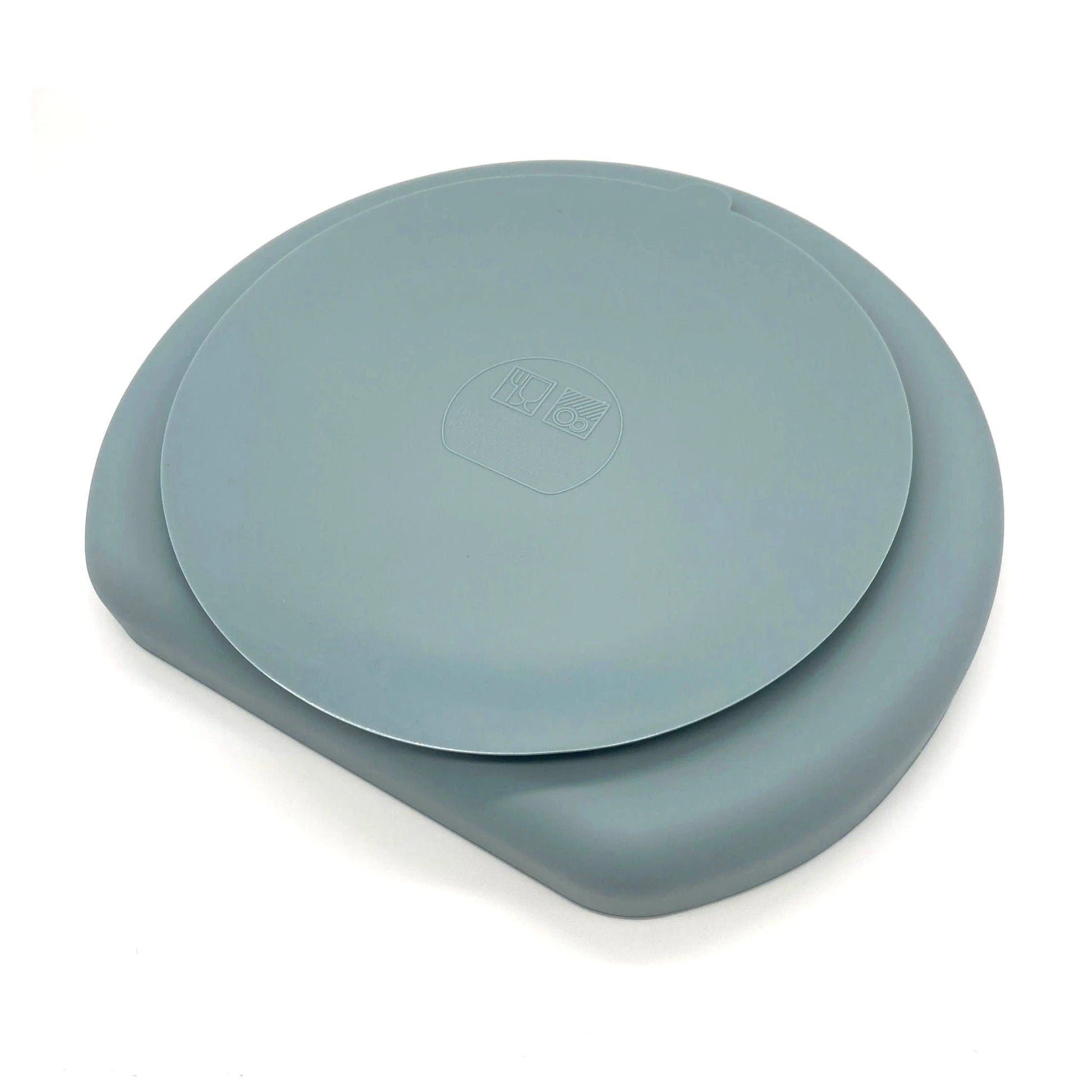 Baby Plastic Free Feeding 4 Pieces Set With Bowl, Bib & Fork, Spoon - Blue - REGN