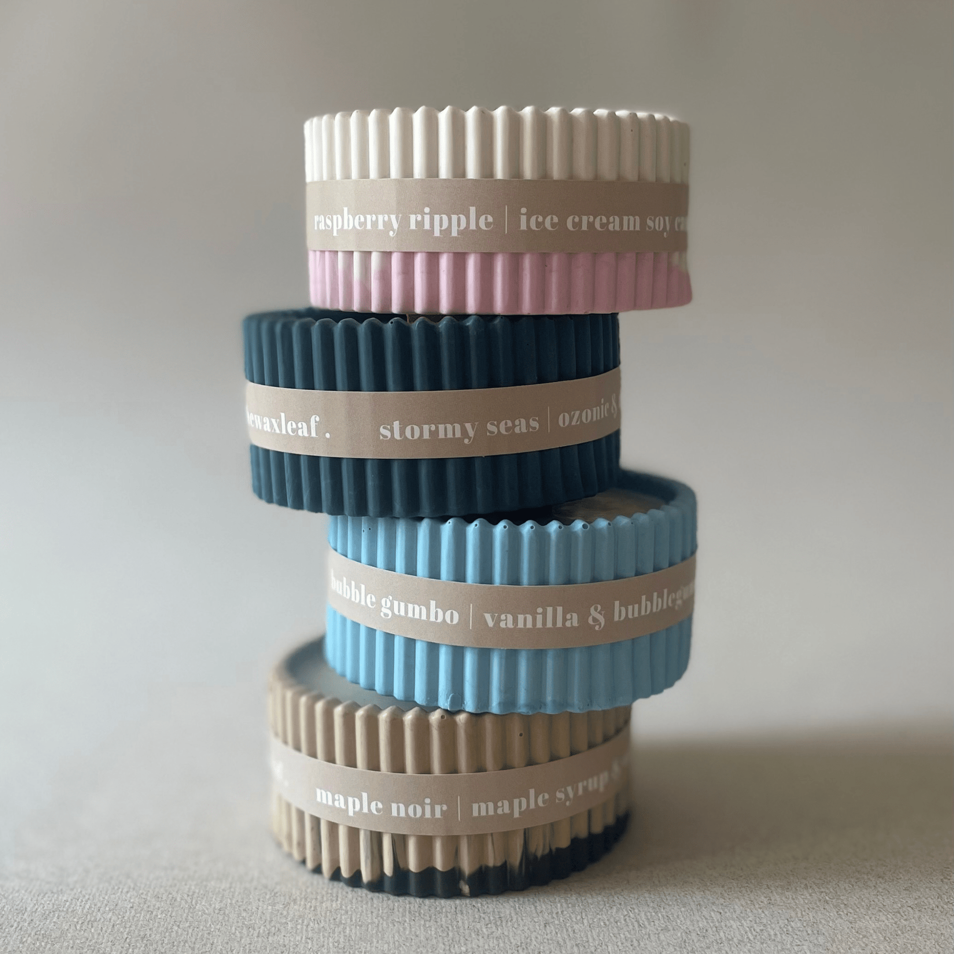 Baby Powder Stoneware Soy Candle – Scandi Minimalist Home Candle - REGN