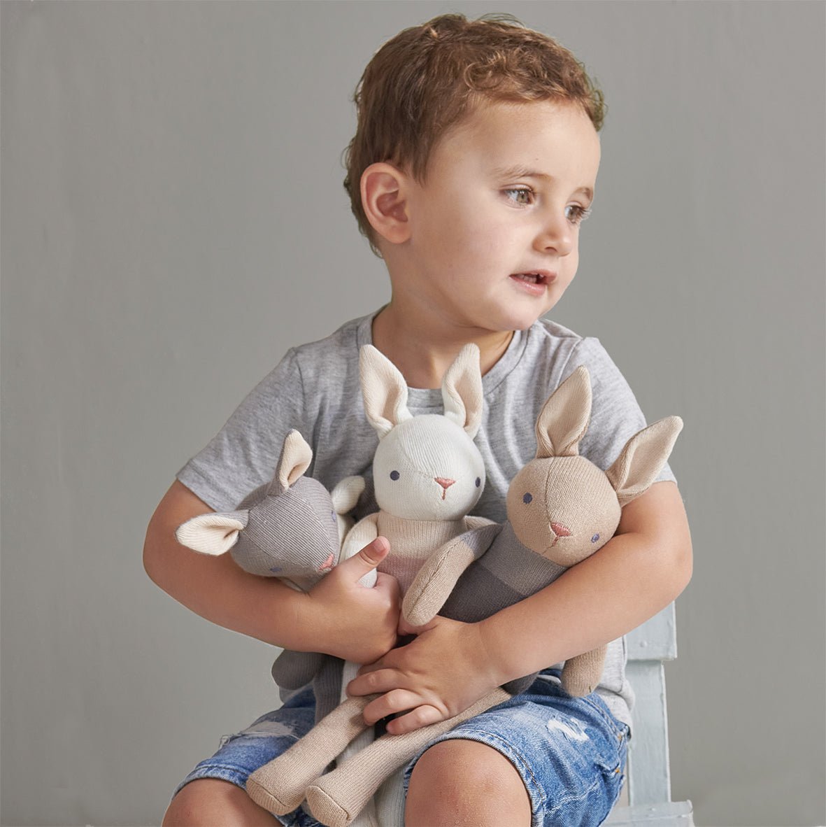 Baby Threads Cream Bunny Doll - REGN