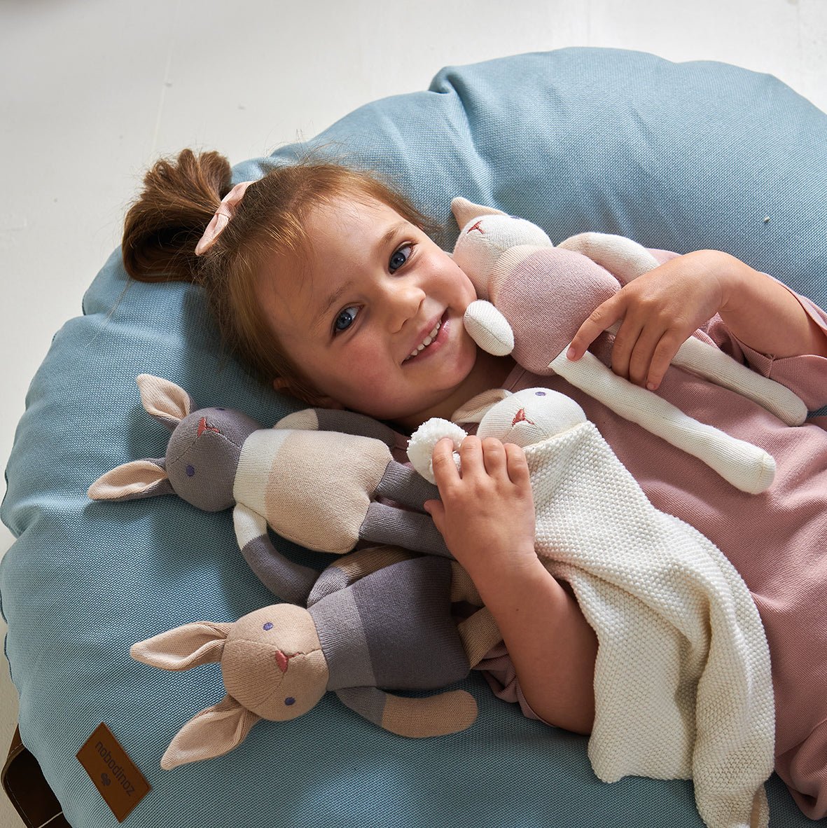 Baby Threads Grey Bunny Doll - REGN