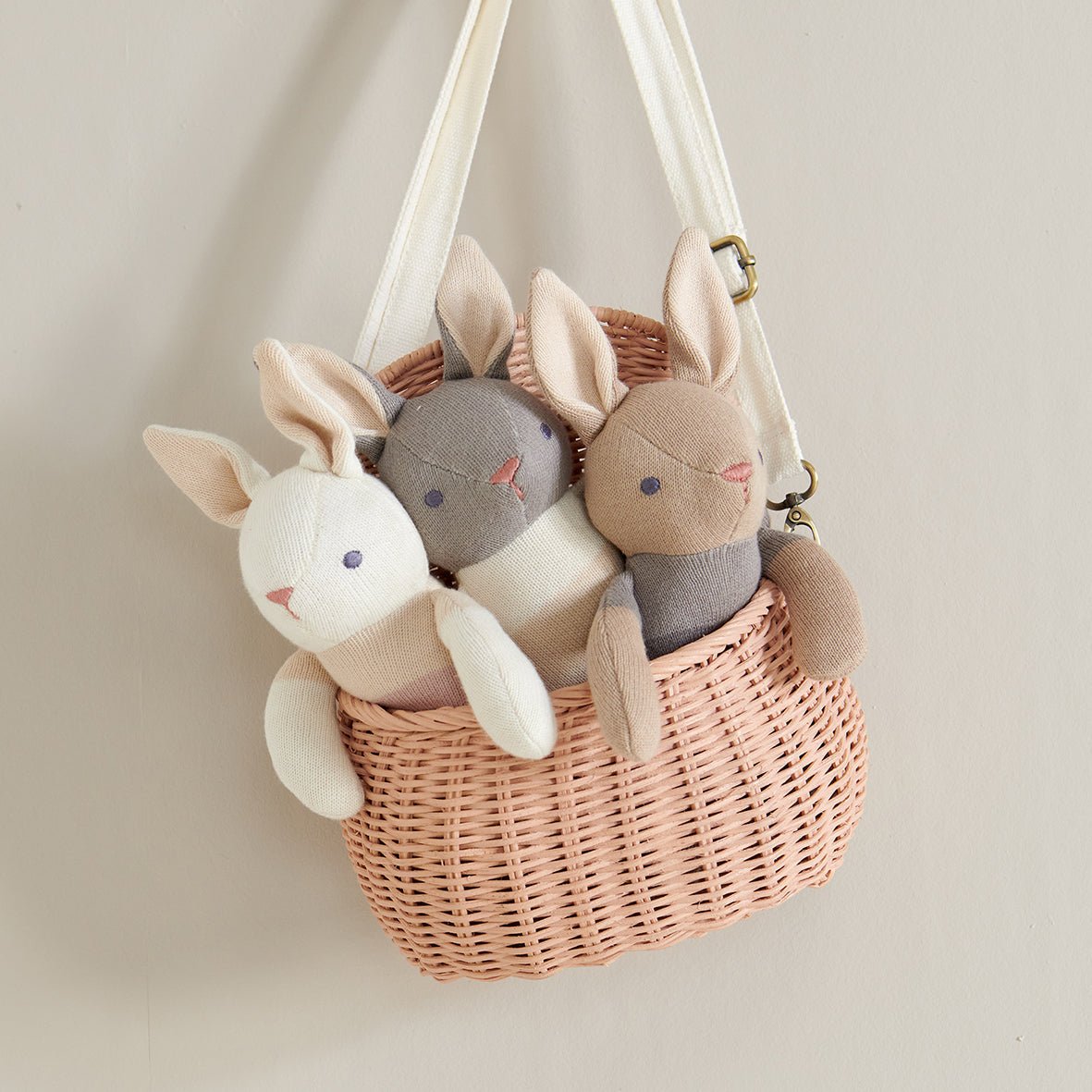 Baby Threads Grey Bunny Doll - REGN