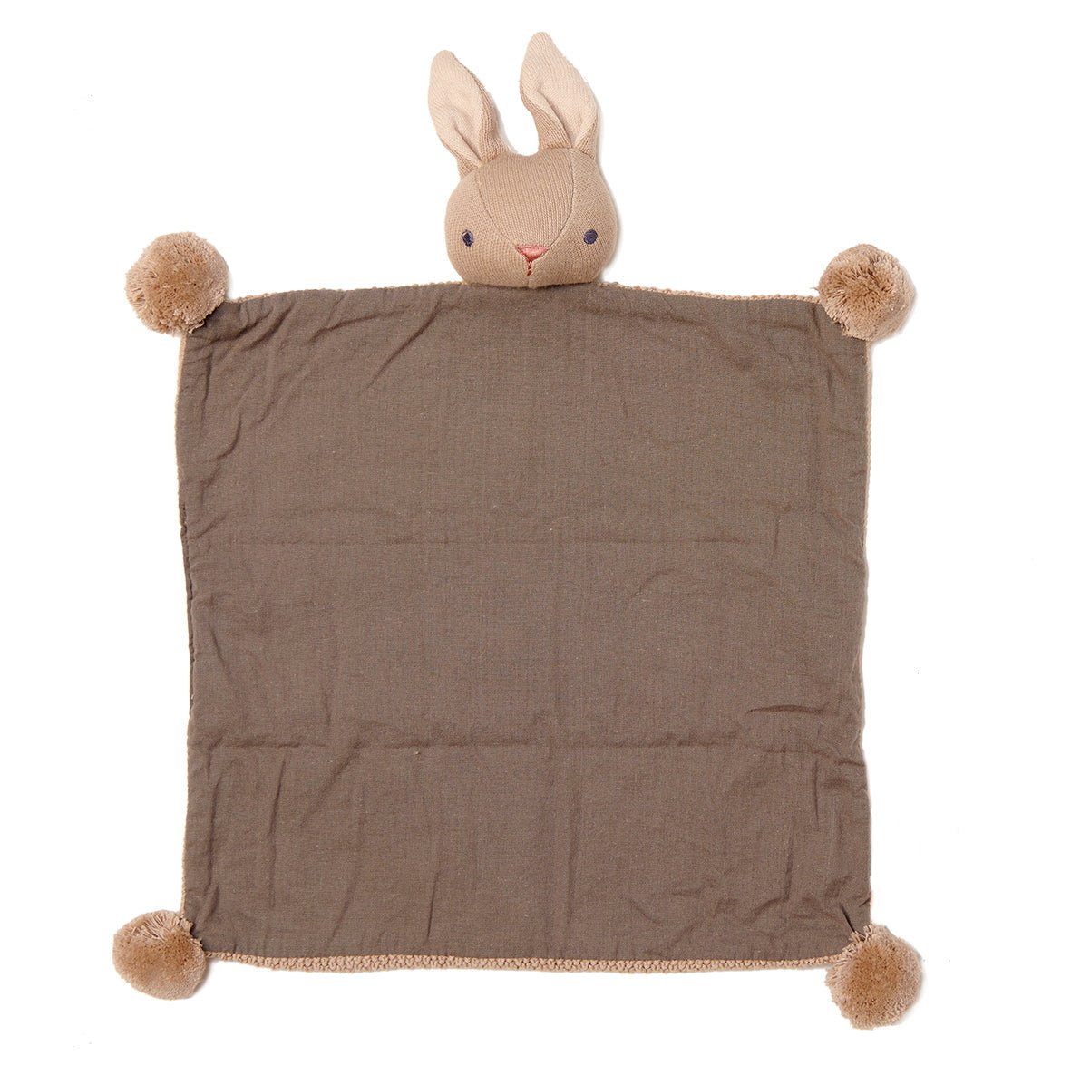Baby Threads Taupe Bunny Comforter - REGN