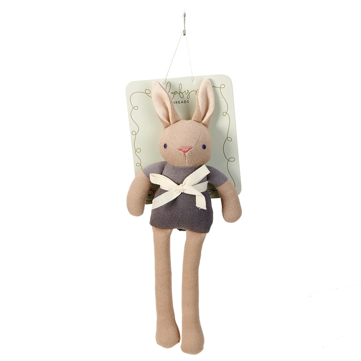 Baby Threads Taupe Bunny Doll - REGN