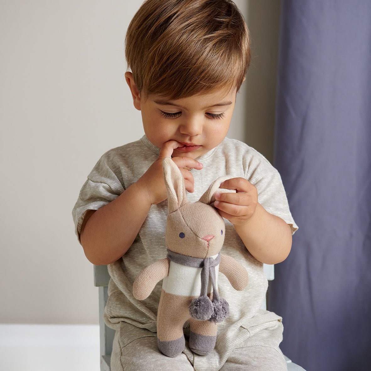 Baby Threads Taupe Bunny Gift Set - REGN