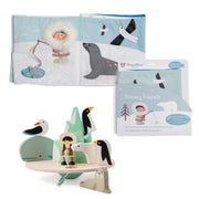 Balancing Polar Toy & Snowy Activity Book Bundle - REGN