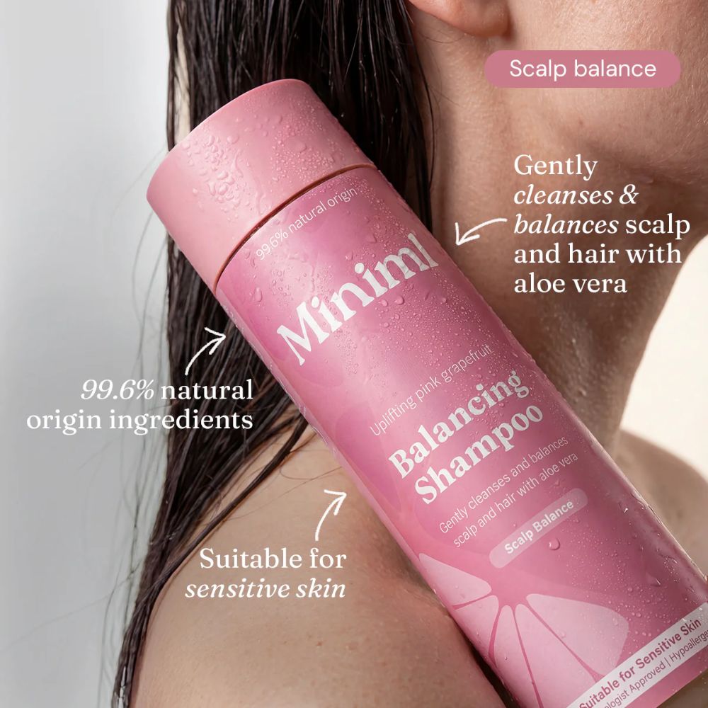 Balancing Shampoo Uplifting Pink Grapefruit 400ml Sulphate - Free Hair Care - REGN
