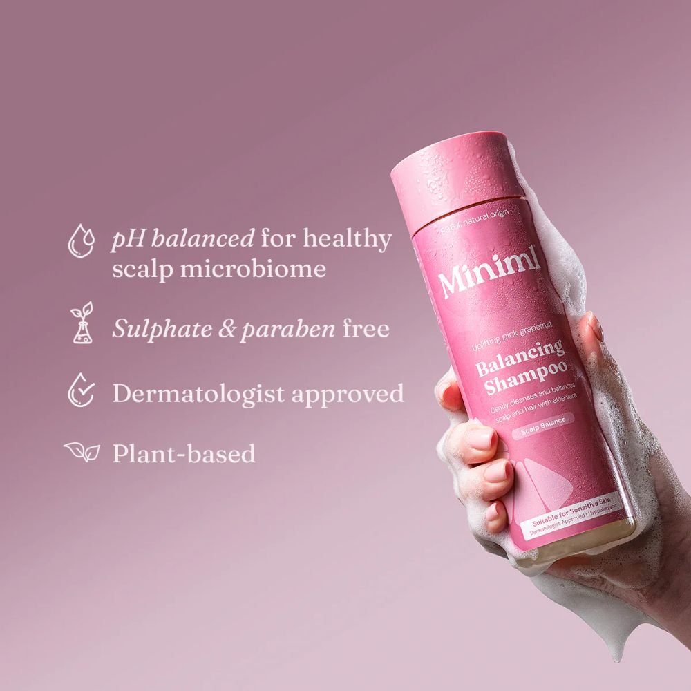 Balancing Shampoo Uplifting Pink Grapefruit 400ml Sulphate - Free Hair Care - REGN