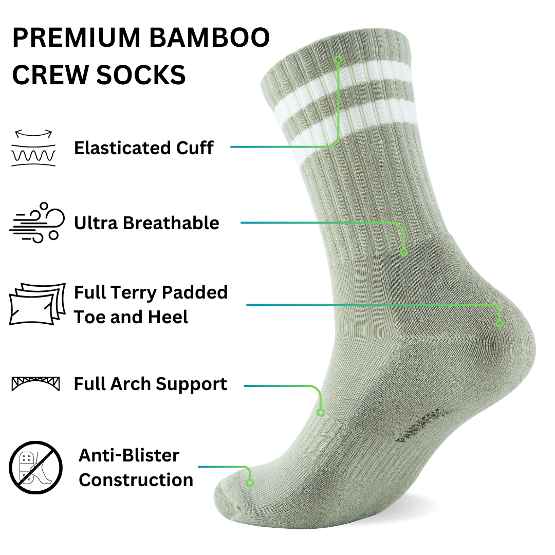Bamboo Crew Socks - REGN