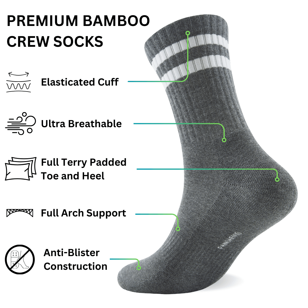 Bamboo Crew Socks - REGN