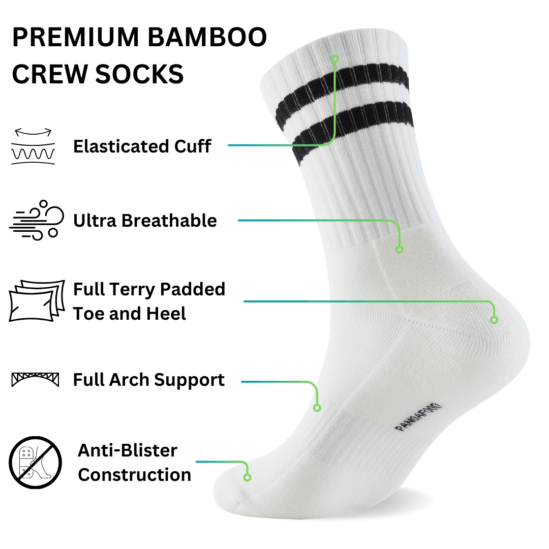 Bamboo Crew Socks - REGN