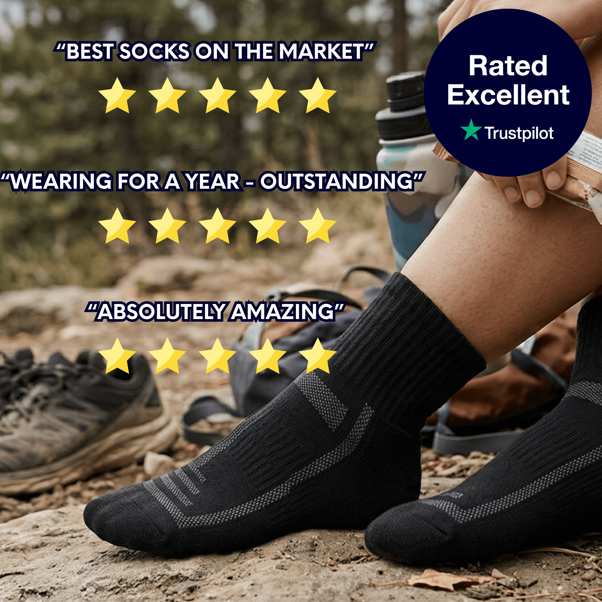 Bamboo Cushioned Quarter Socks - REGN