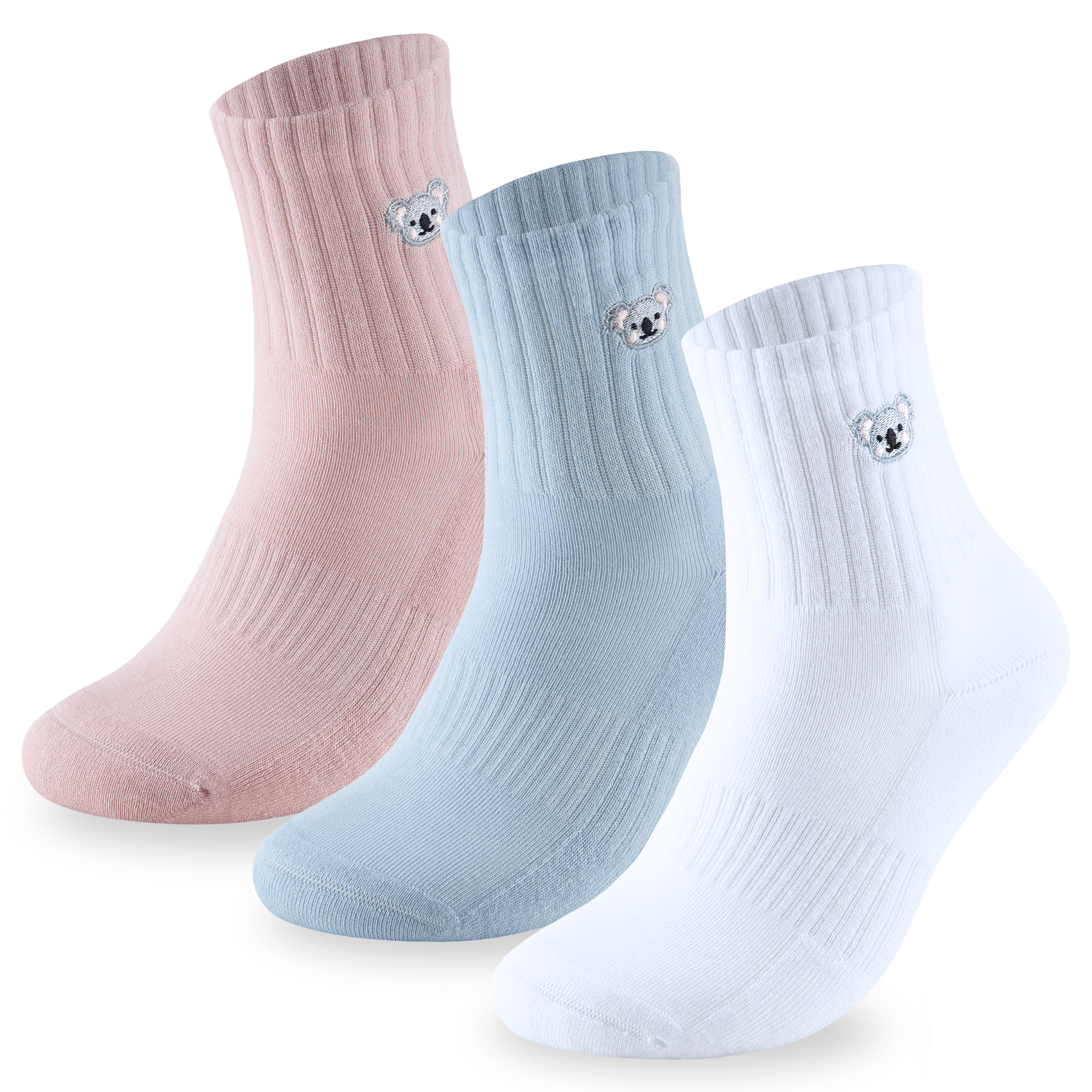 Bamboo Embroidered Animal Socks - REGN