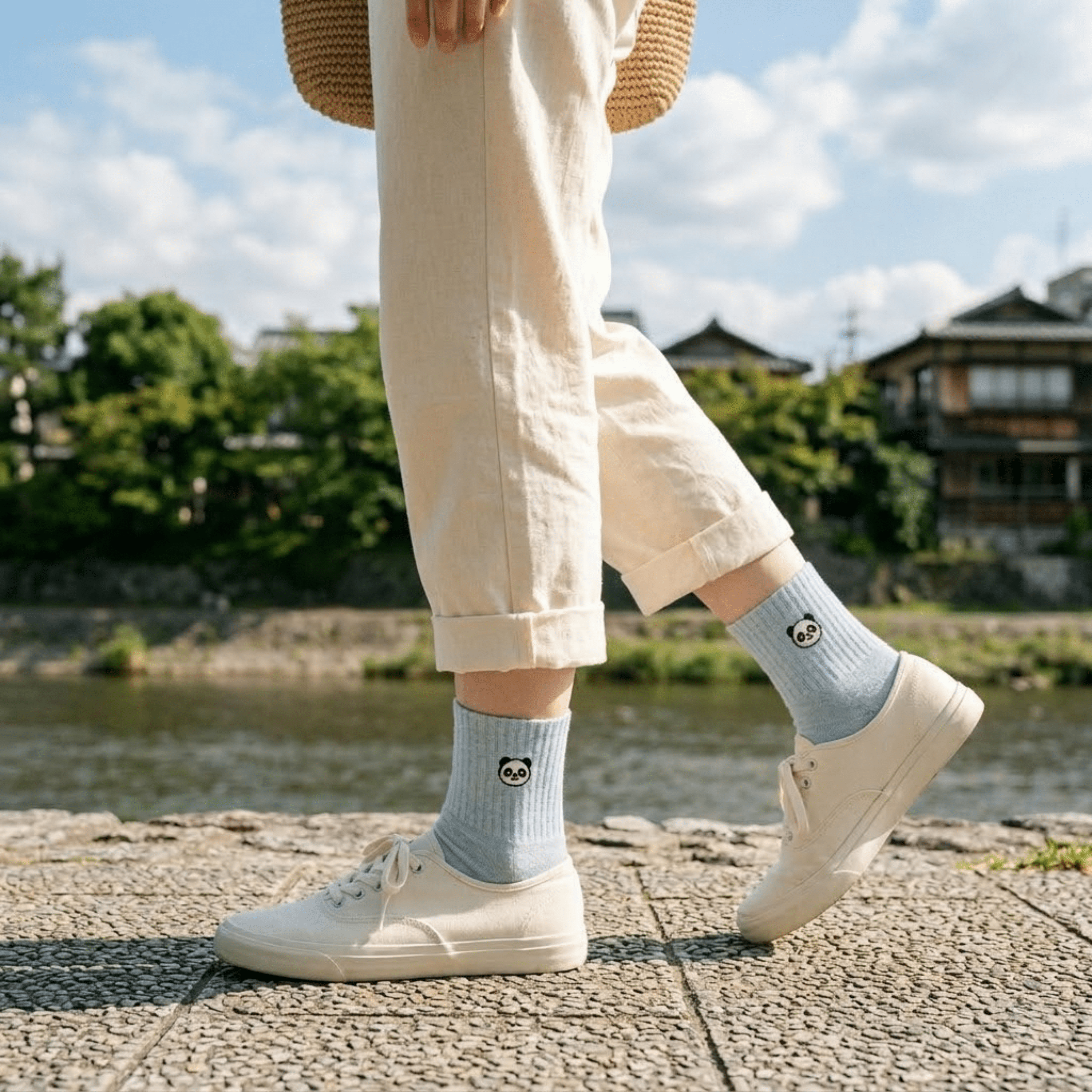 Bamboo Embroidered Animal Socks - REGN