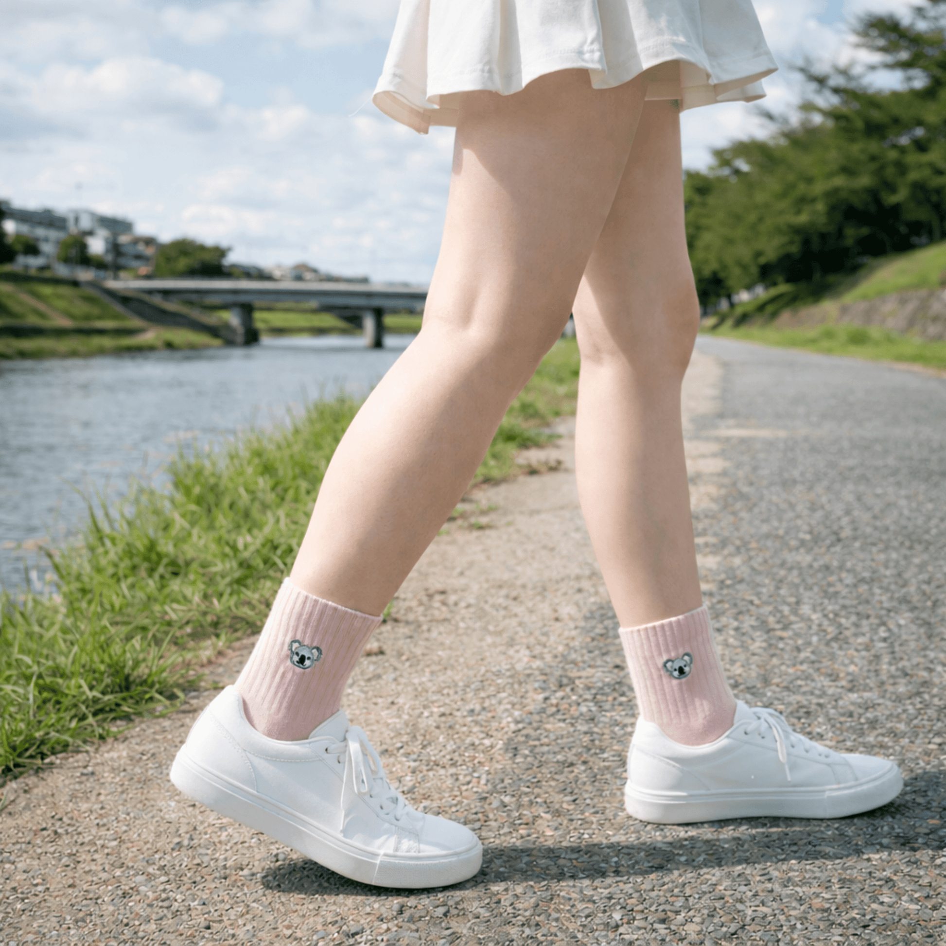 Bamboo Embroidered Animal Socks - REGN