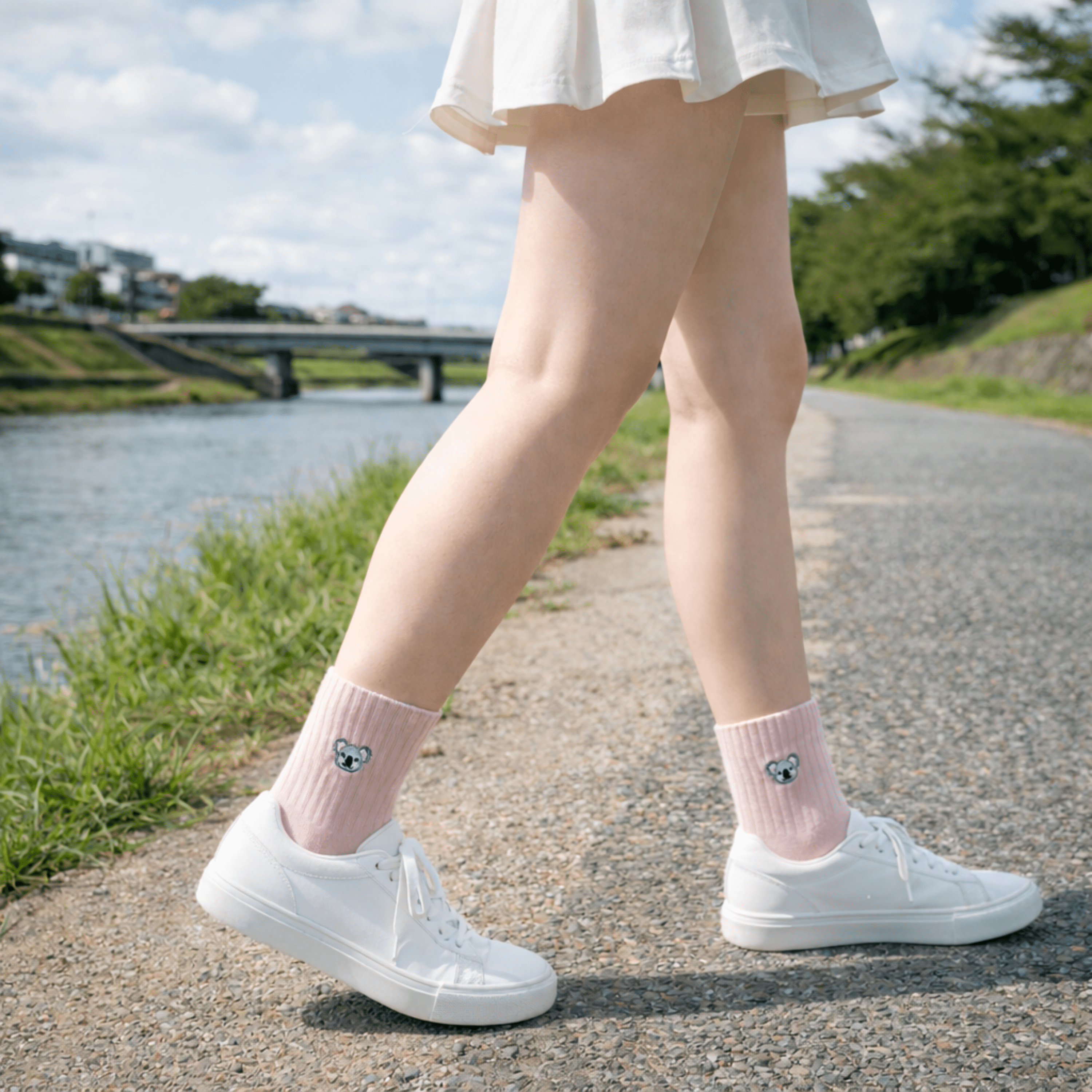 Bamboo Embroidered Animal Socks - REGN