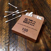 Bamboo Plastic Free Cotton Buds, Eco Friendly Alternative No Plastic - 100 Pack - REGN