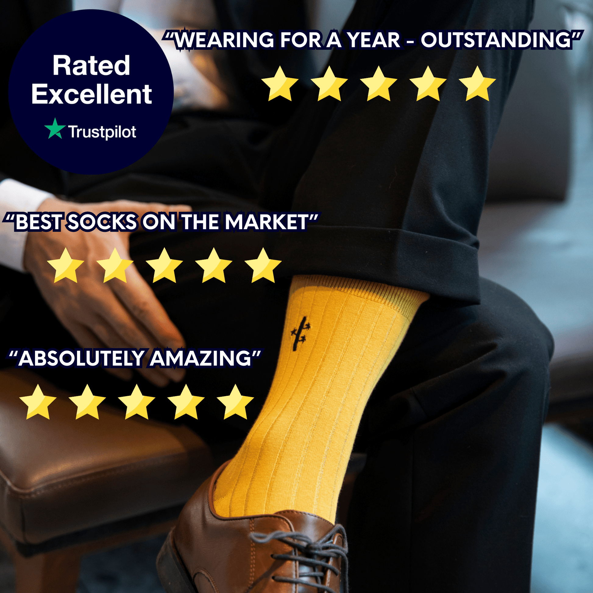 Bamboo Ribbed Dress Socks - REGN