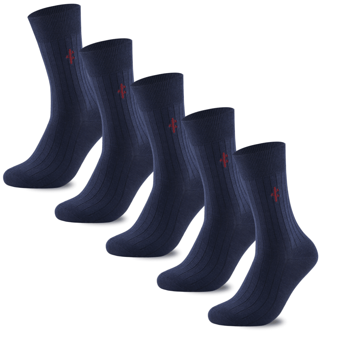 Bamboo Ribbed Dress Socks - REGN