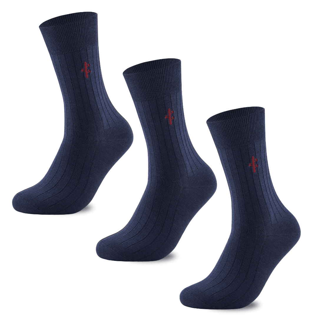 Bamboo Ribbed Dress Socks - REGN