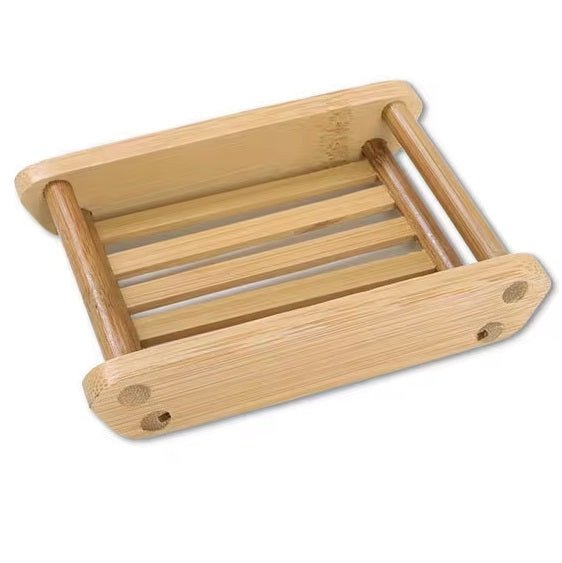 Bamboo Wooden Soap Tray, Draining Boat Shape Tray For Soap Bars - REGN