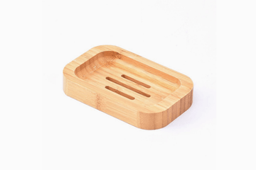 Bamboo Wooden Soap Tray, Rectangular Shape Tray For Soap Bars - REGN