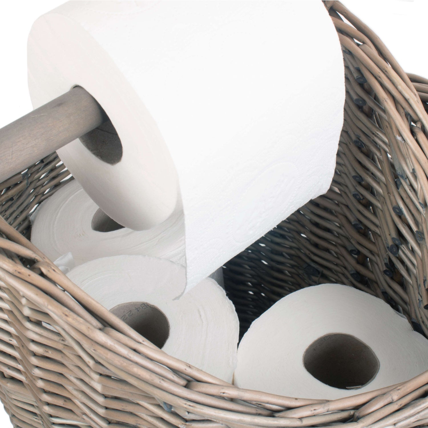 Bathroom Loo Roll Holder Basket - REGN