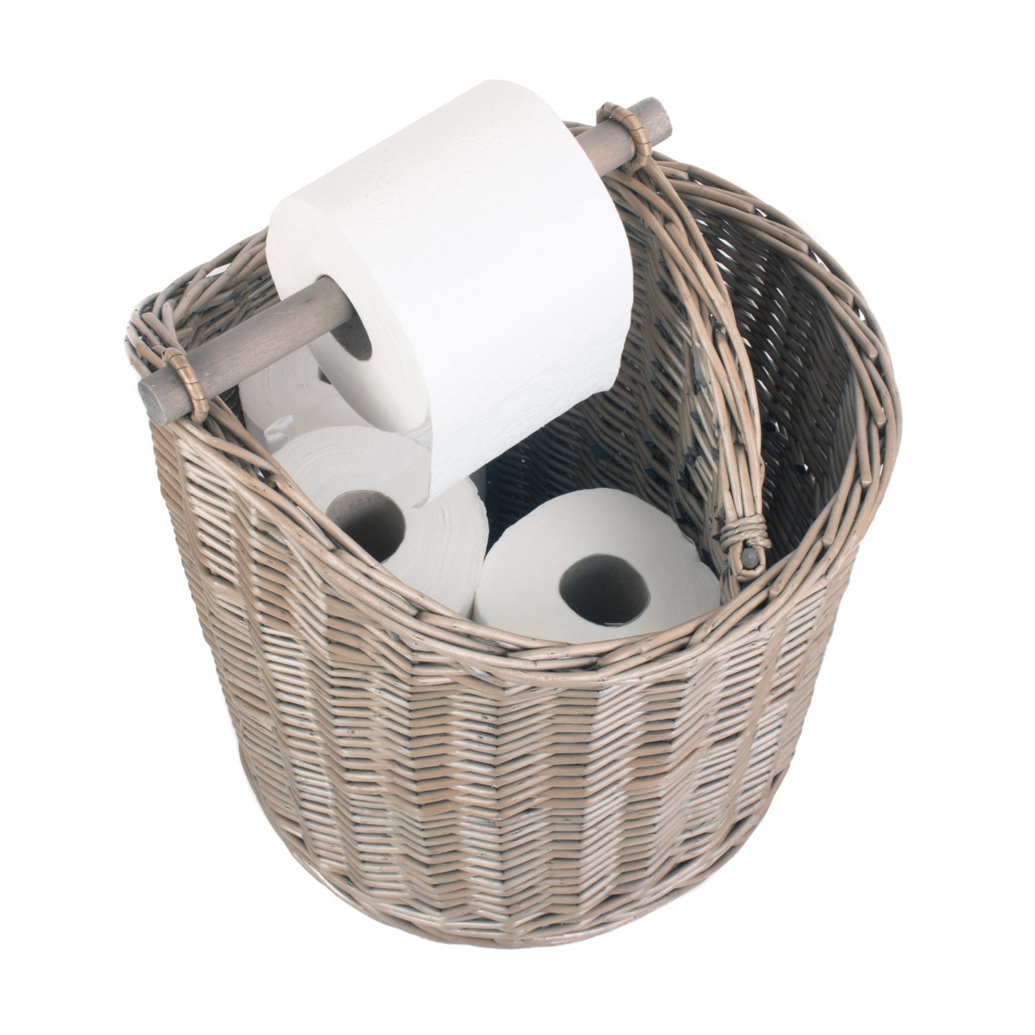 Bathroom Loo Roll Holder Basket - REGN