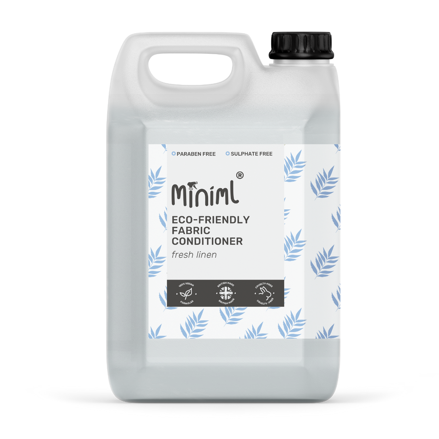 Fresh Linen Fabric Conditioner – 5L Eco Refill for Soft, Static-Free Laundry