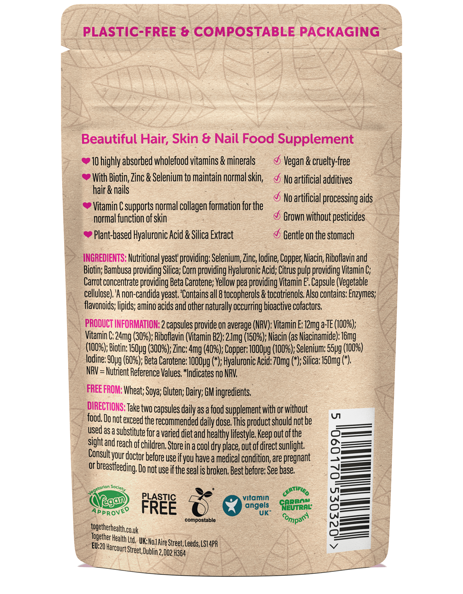 Beautiful – Hair Skin and Nails Vitamins Supplement - REGN