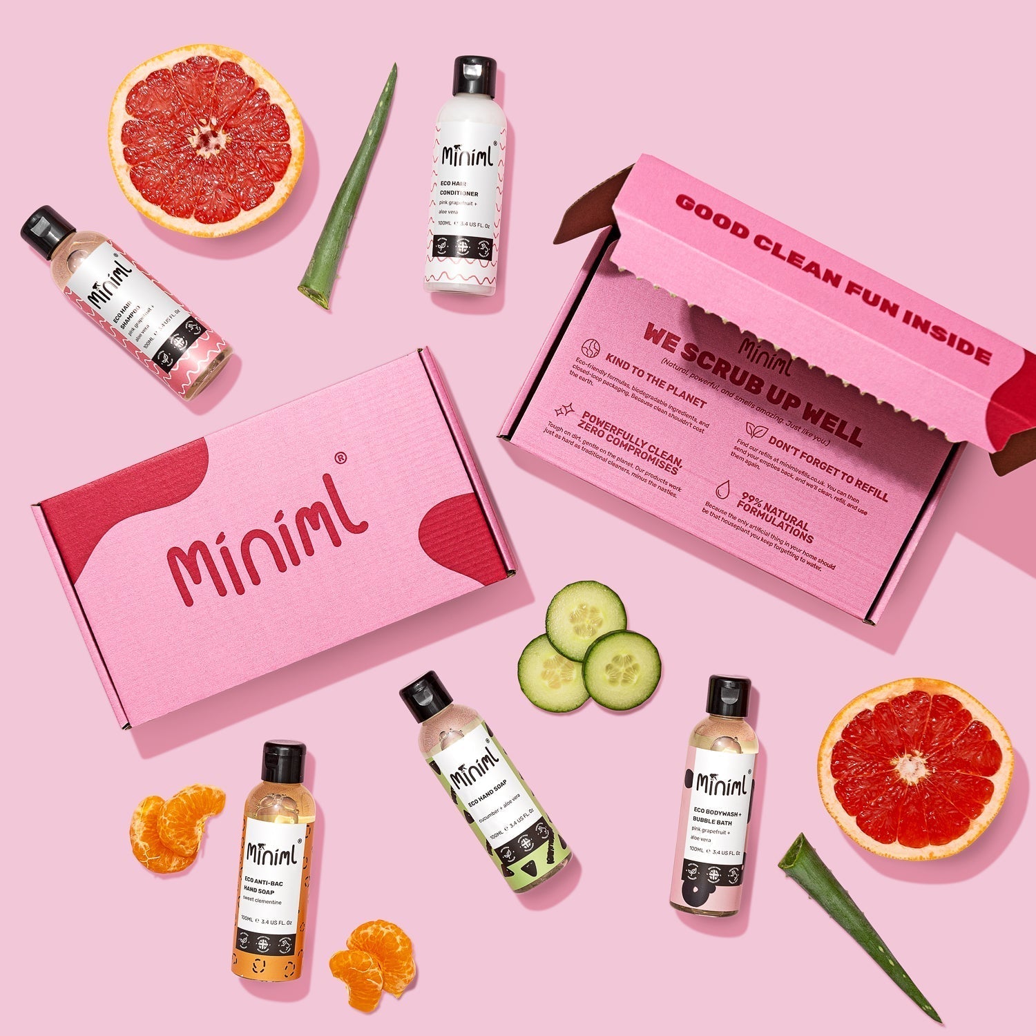 Beauty Trial + Travel Set - 5 x 100ml Bundle - REGN