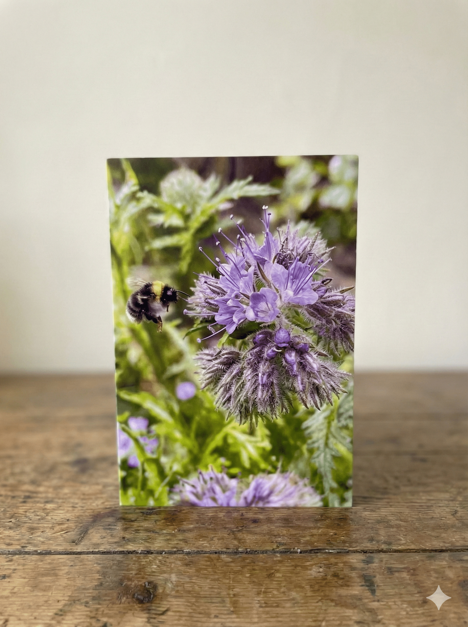 Bee with Phacelia Greeting Card - REGN