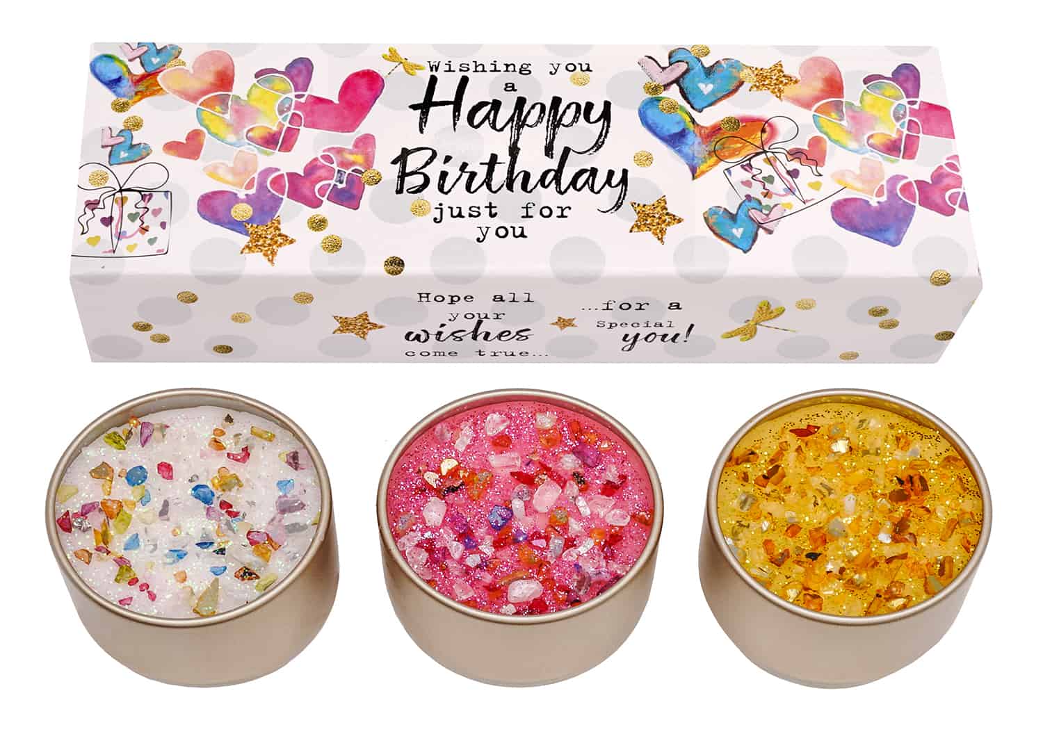 Best Kept Secrets Just Because | Happy Birthday 3 Mini Candle Set - REGN