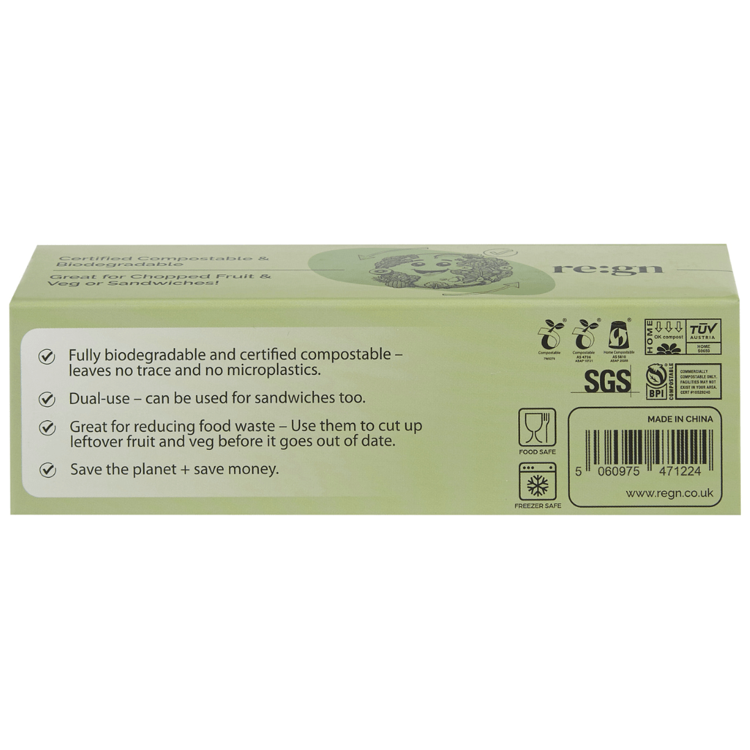 Biodegradable 2 Litre Food & Freezer Bags (35 Bags) - Buy One Get One Half Price! - REGN