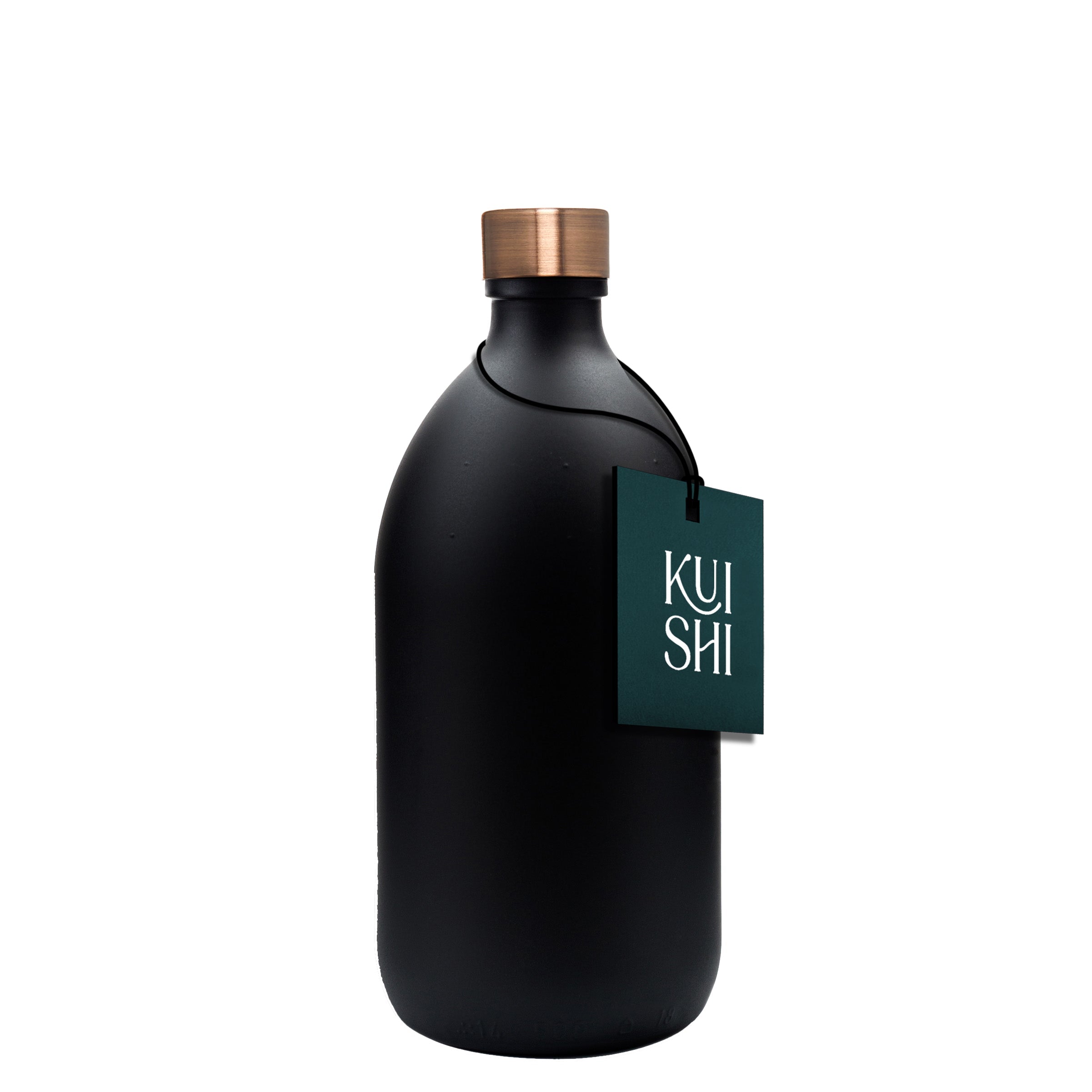 Black Glass Storage Bottle and Cap - REGN
