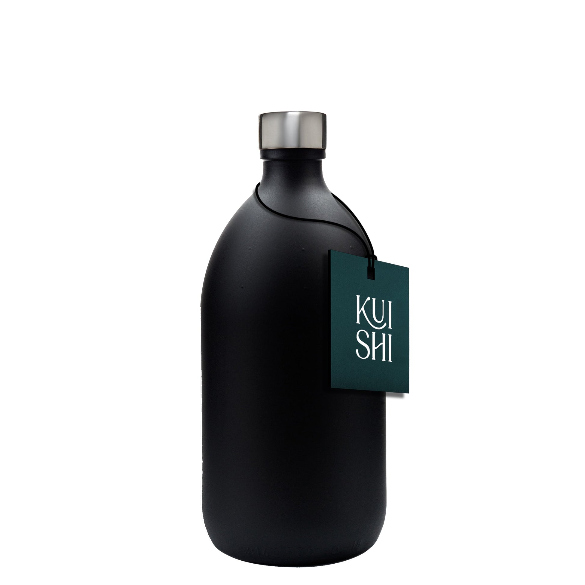 Black Glass Storage Bottle and Cap - REGN