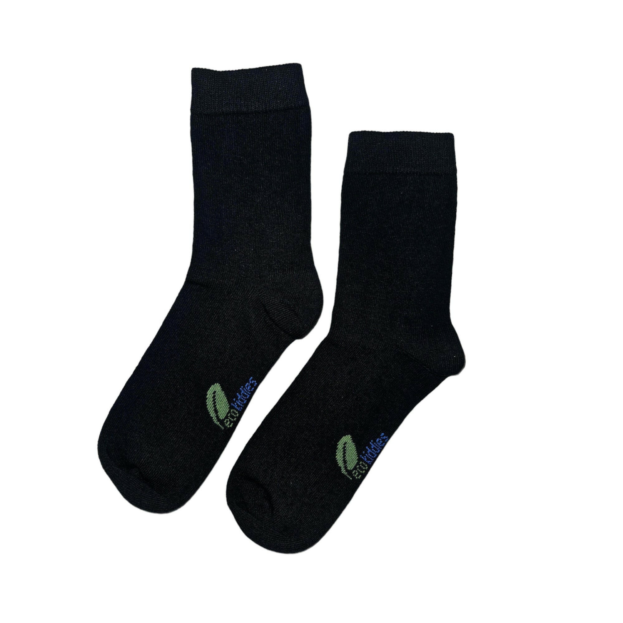 BLACK SCHOOL SOCKS - KIDS (PLAIN SOCKS) - REGN