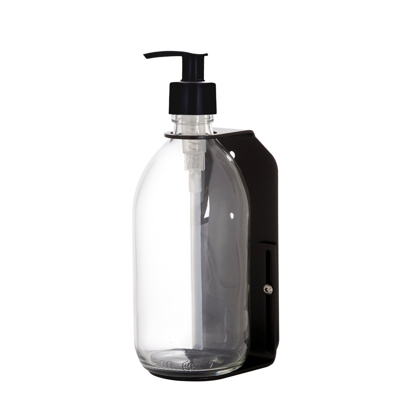 Black Single Wall Mounted Soap Dispenser - REGN