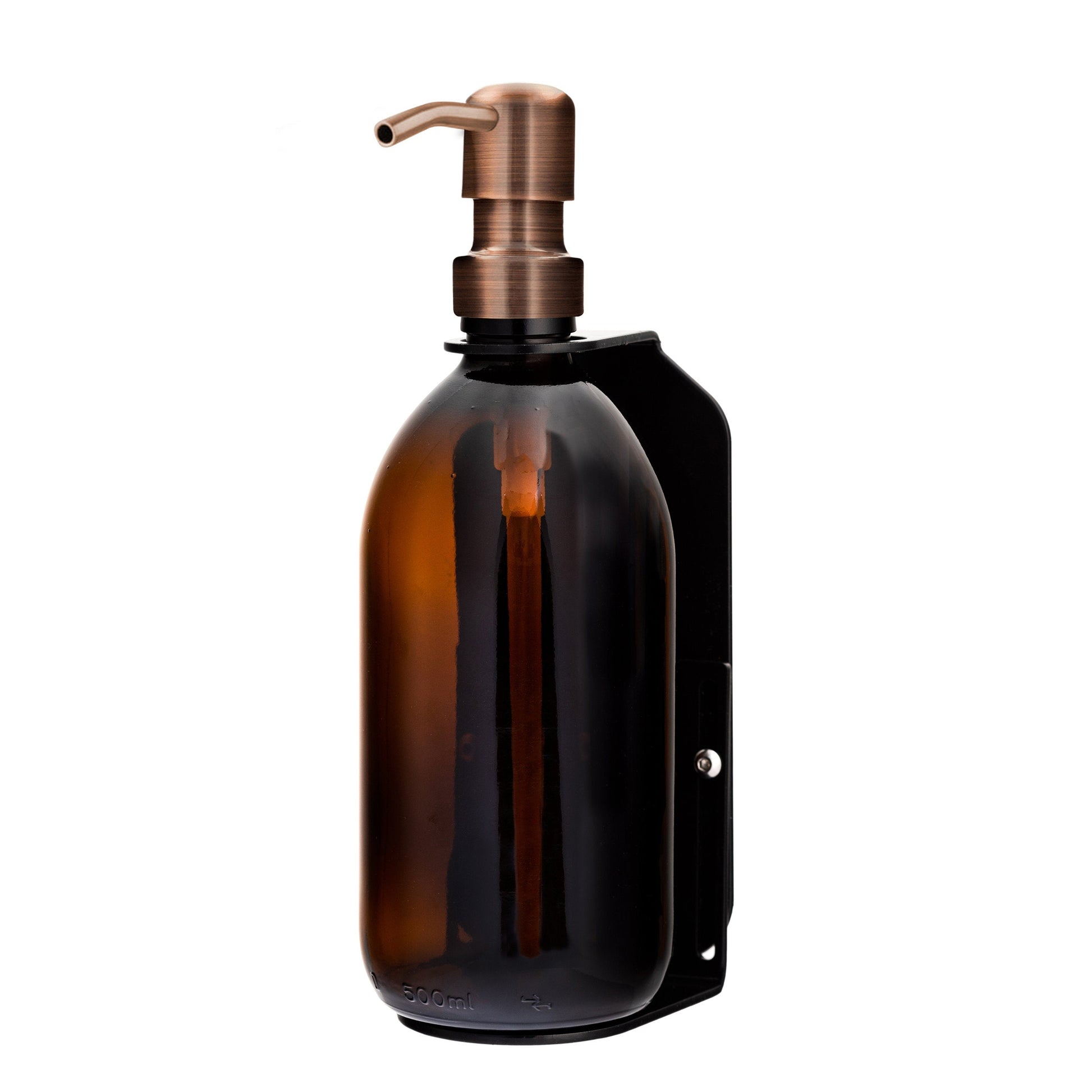 Black Single Wall Mounted Soap Dispenser - REGN