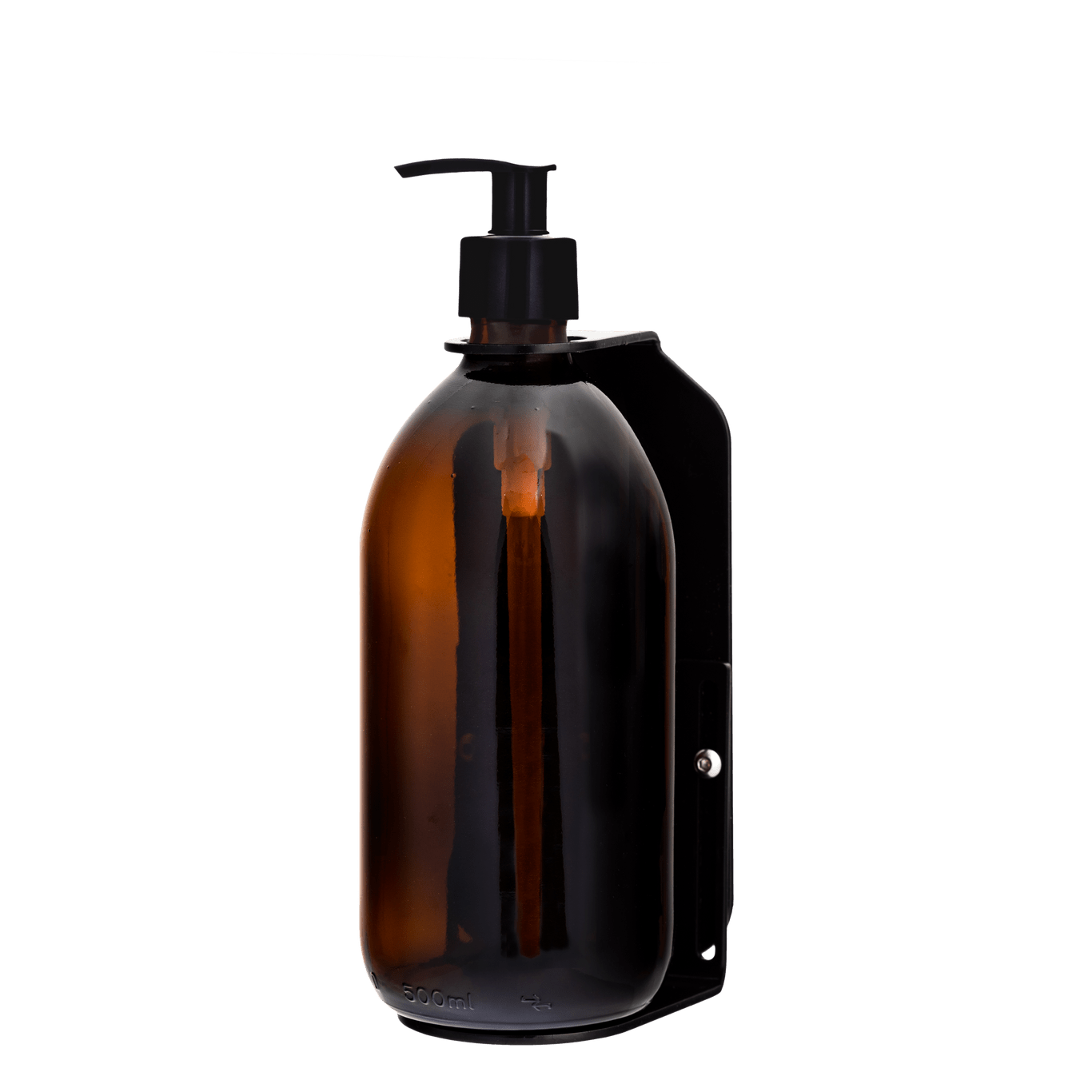 Black Single Wall Mounted Soap Dispenser - REGN