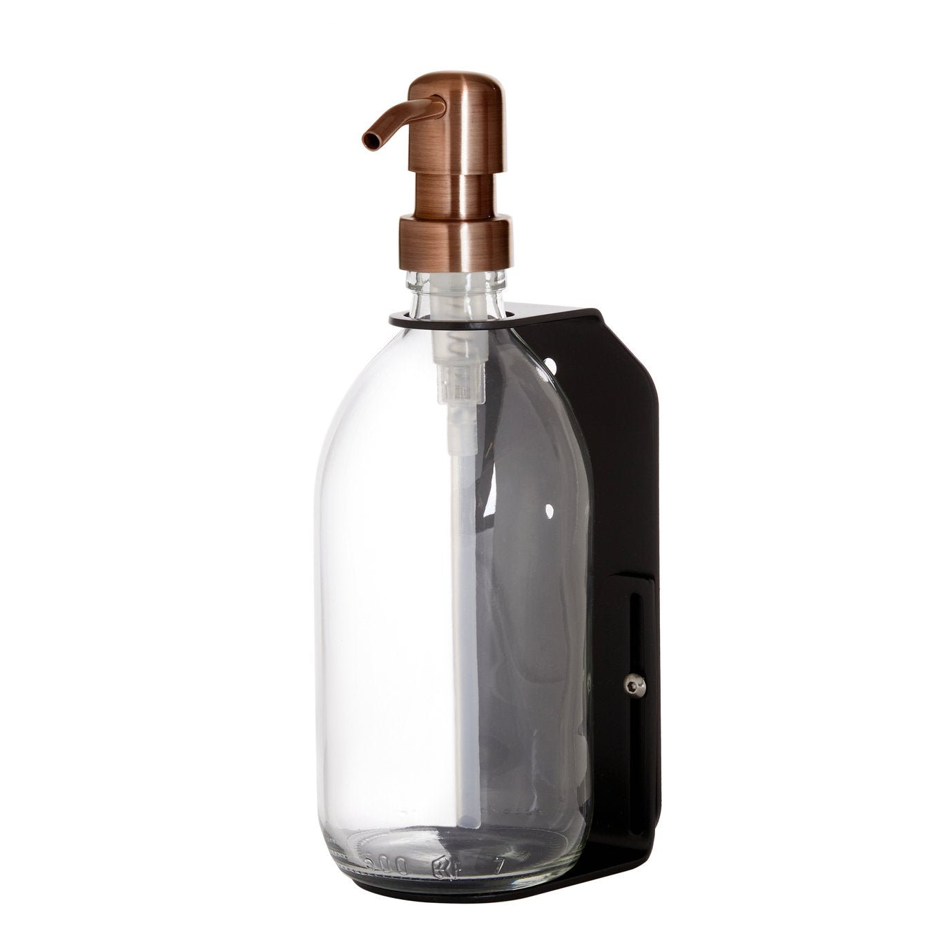Black Single Wall Mounted Soap Dispenser - REGN